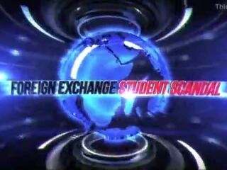 Mladý japonská podivné zahraniční exchange studentská chycený v xxx klip skandál