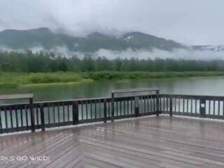 Sikiş at a şahsy lake in alaska
